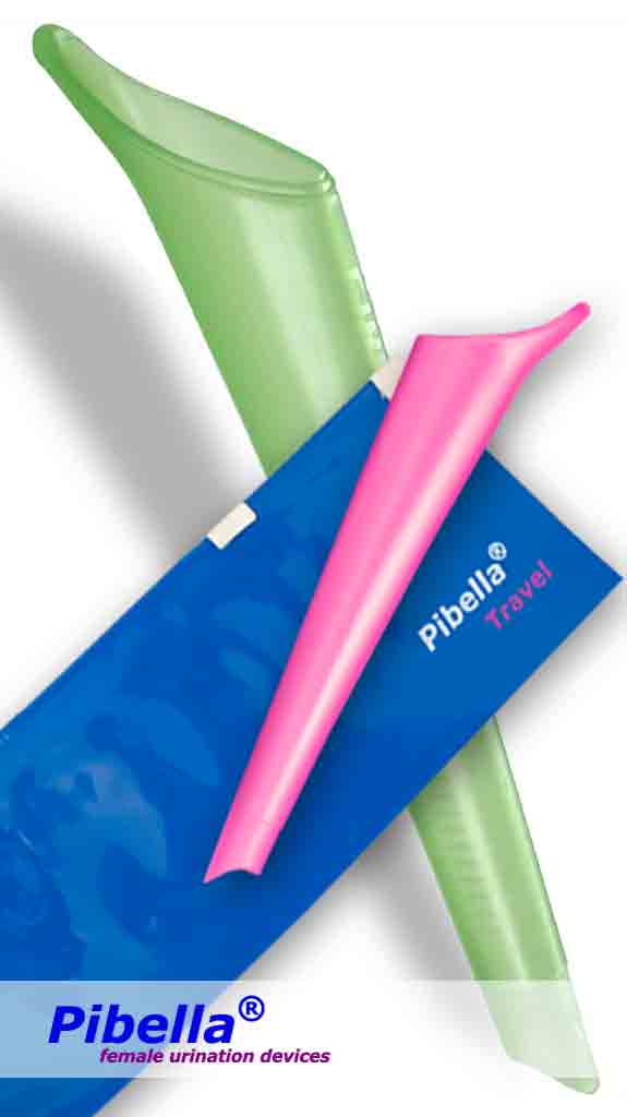 Pibella, Pibella Travel, Pibella Comfort, Female Urination Device - Pibella Green and Pink 10